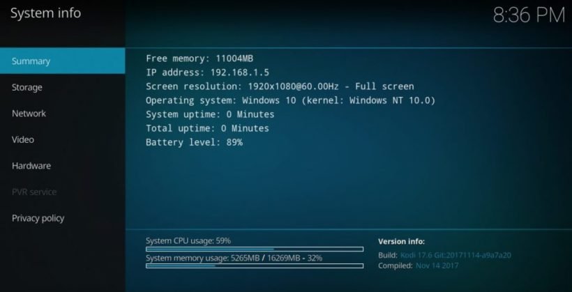 kodi tv