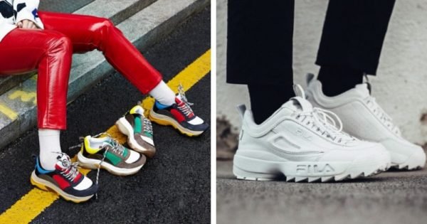 Chunky sneakers 2019: Fila Disruptor e Fornarina tra le più cool Chunky sneakers 2019: Fila Disruptor e Fornarina tra le più cool