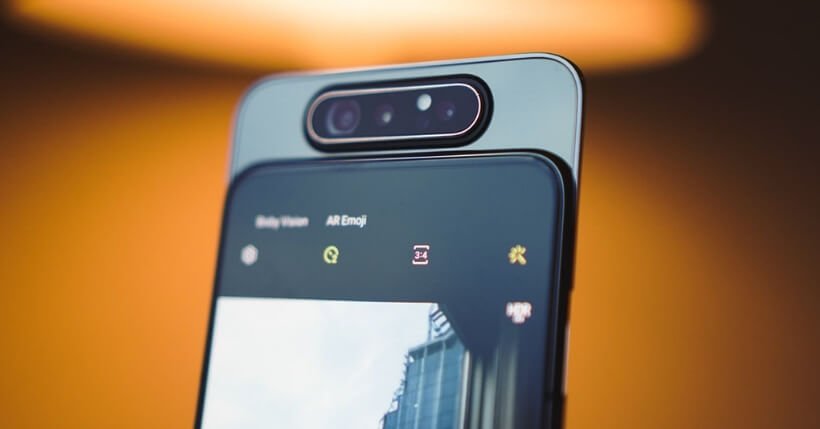 Samsung A80: Uscita e prezzo dello smartphone con fotocamera rotante