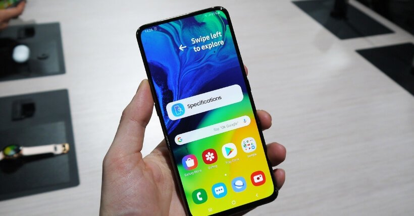 Samsung A80: Uscita e prezzo dello smartphone con fotocamera rotante