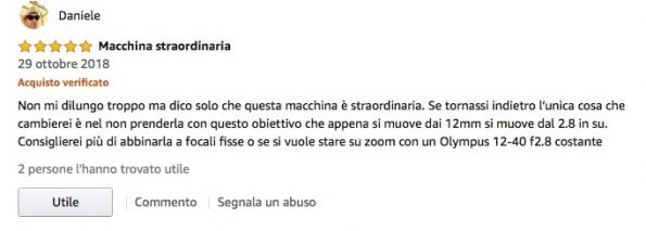 Leggi tutte le recensioni su Amazon Panasonic Lumix